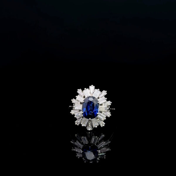 FLORAL Blue Sapphire