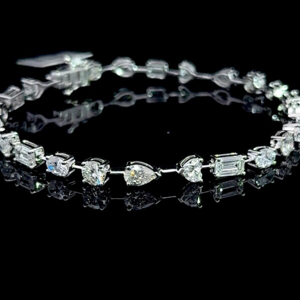 Multi Shape Tennis Bracelet