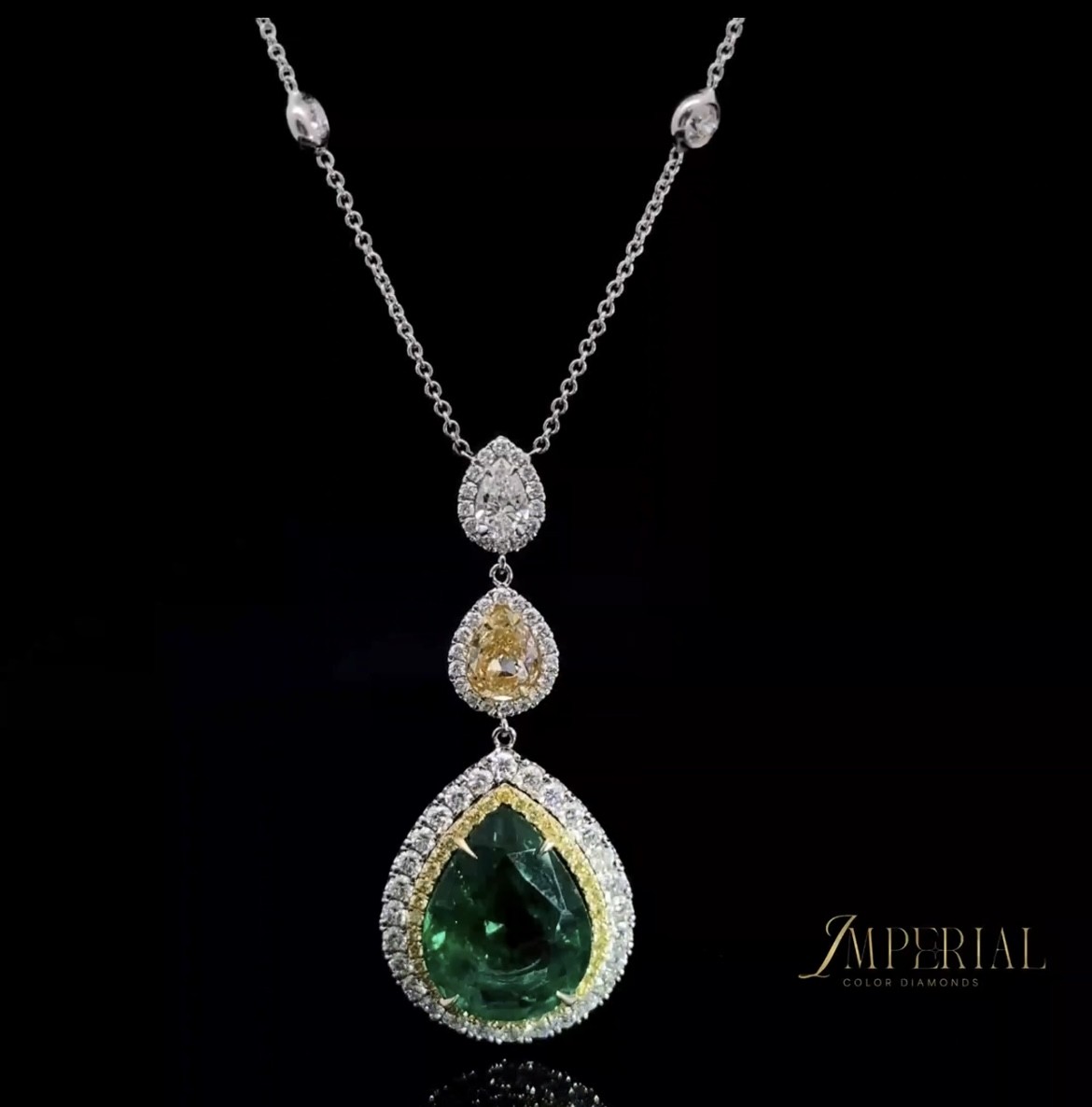Emerald & Diamond Pendant